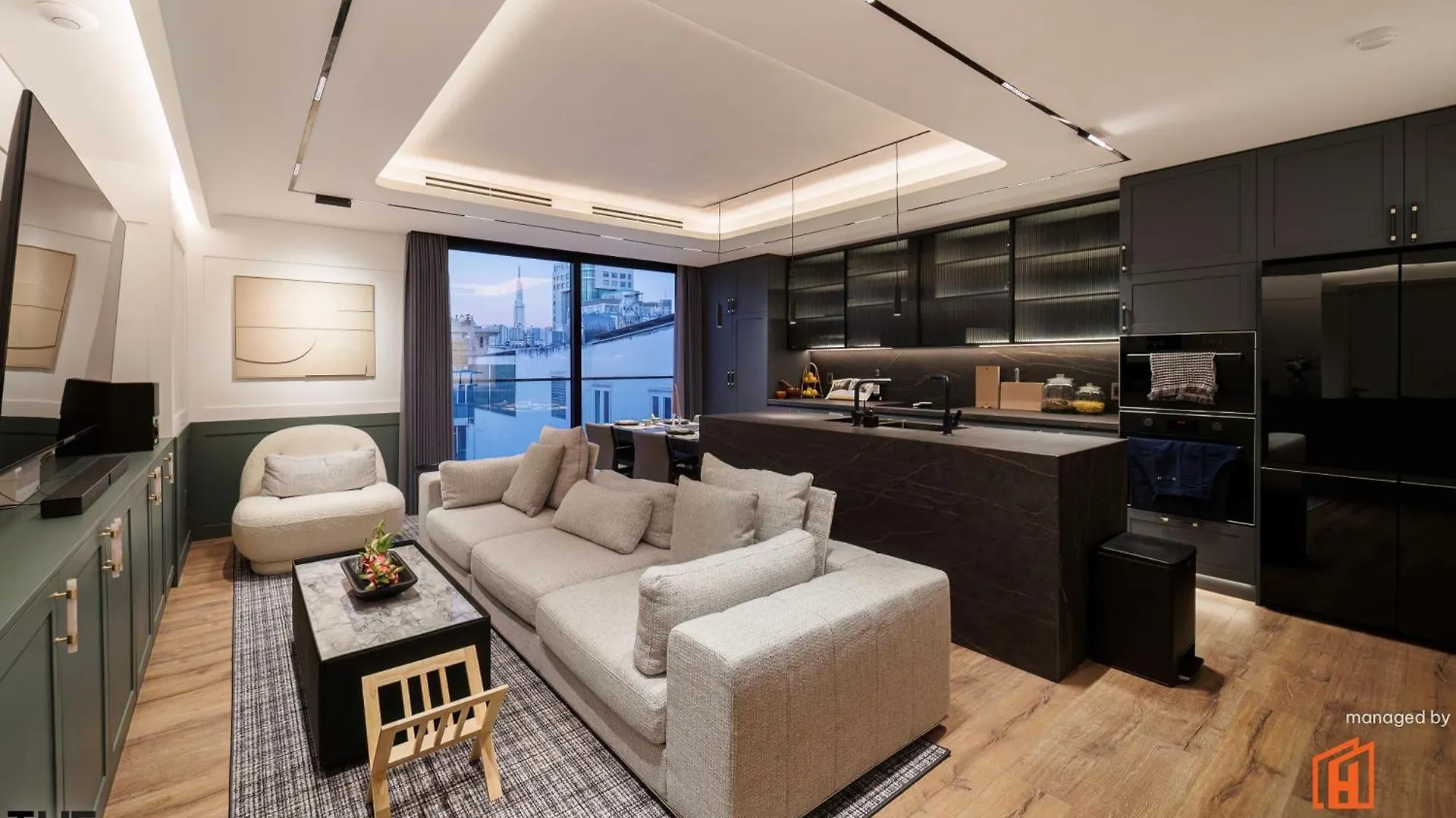 The Ahouse High-End Interior Design Building Apartment Ho Chi Minh City
