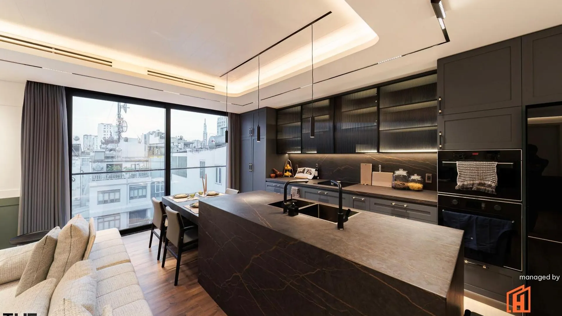 The Ahouse High-End Interior Design Building Apartment Ho Chi Minh City Vietnam