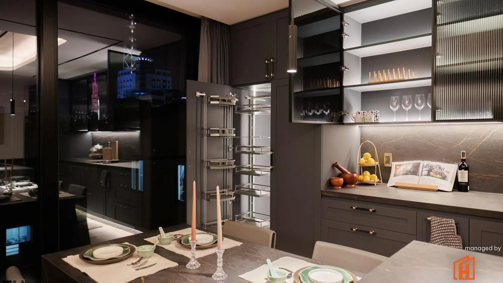 The Ahouse High-End Interior Design Building Apartment Ho Chi Minh City Vietnam