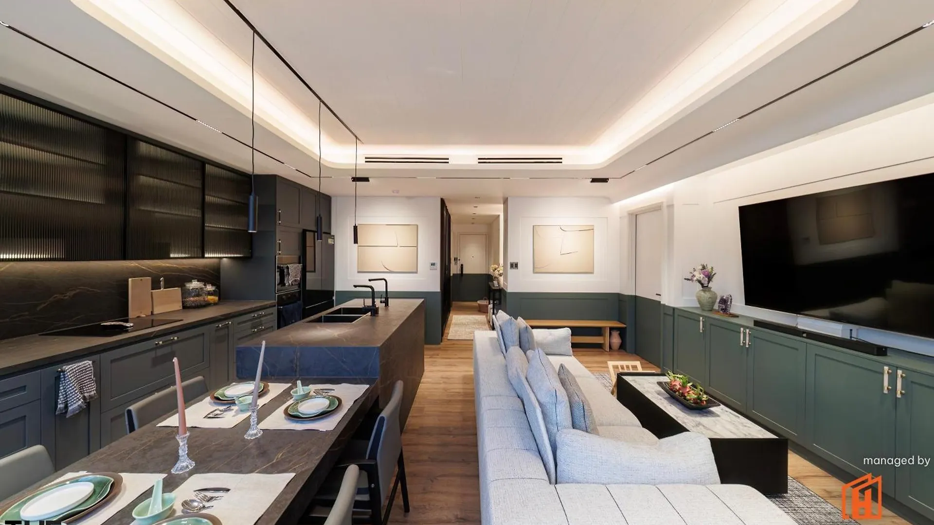 The Ahouse High-End Interior Design Building Apartment Ho Chi Minh City